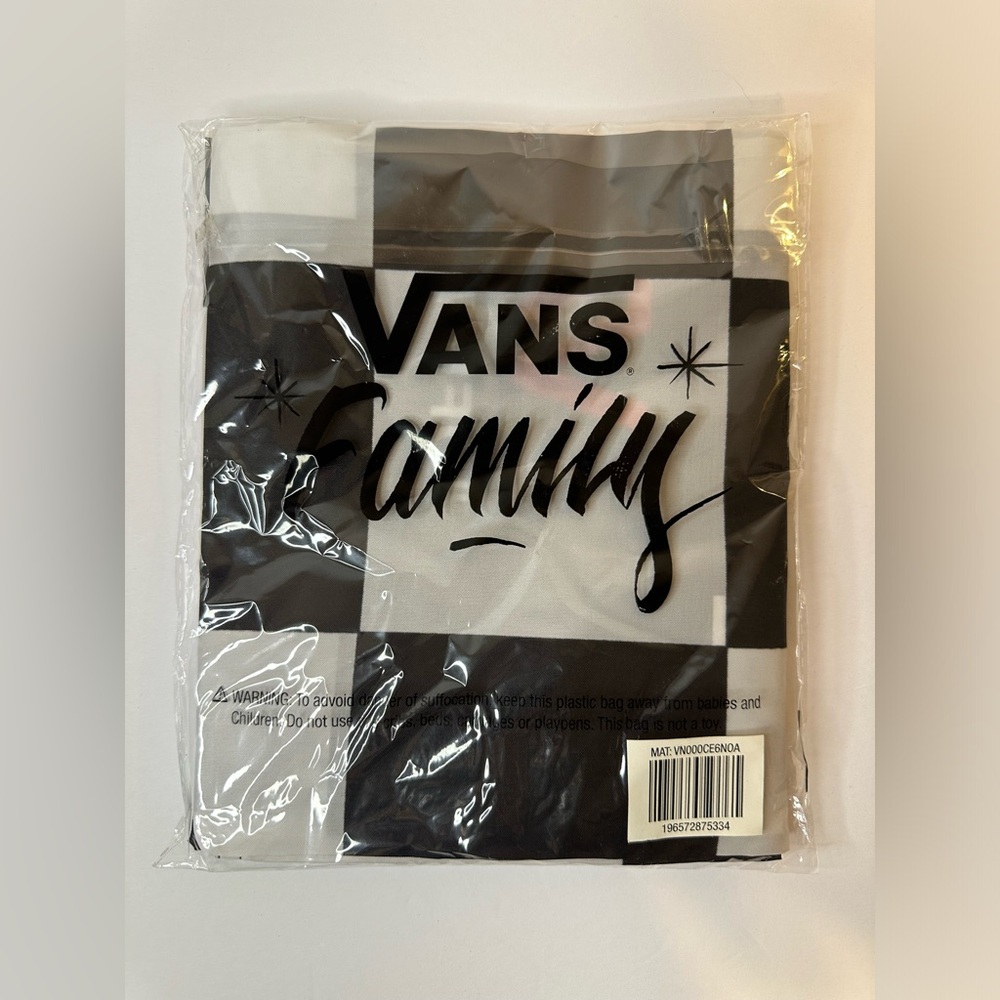 Vans Family Checkered Black and White Flag